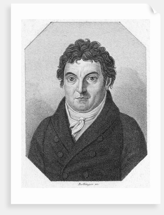 Print of Johann Gottlieb Fichte by Anonymous