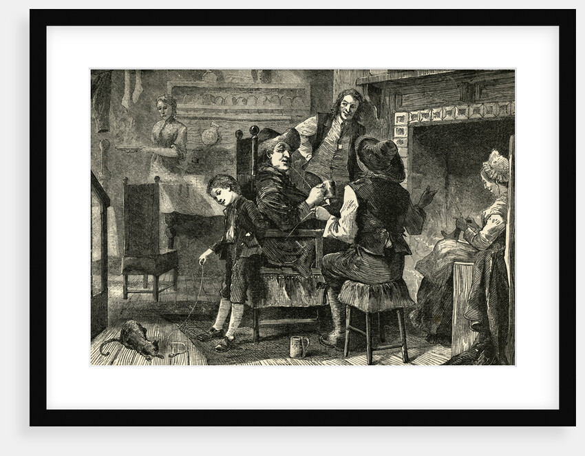 Dutch Household in New Amsterdam by Anonymous