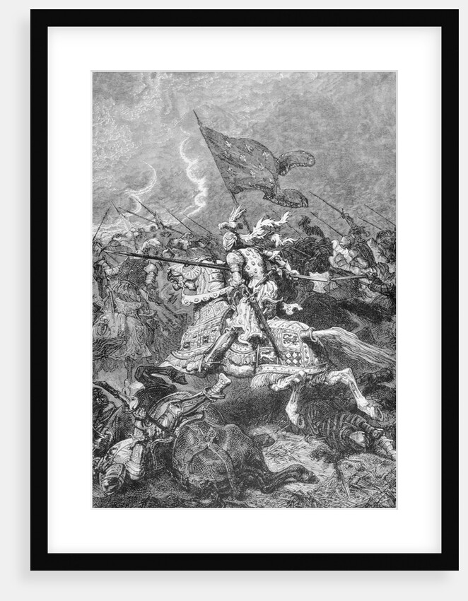 King Francis I Leading His Knights in Battle by Anonymous
