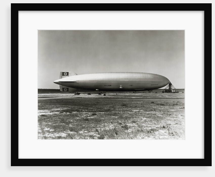 Hindenburg on Mast by Anonymous