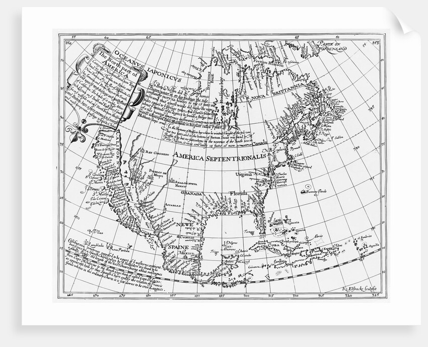 Early Map of America by Anonymous
