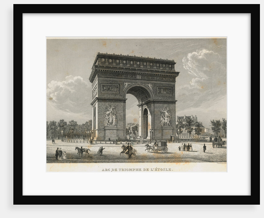 Arc de Triomphe in Paris by Anonymous
