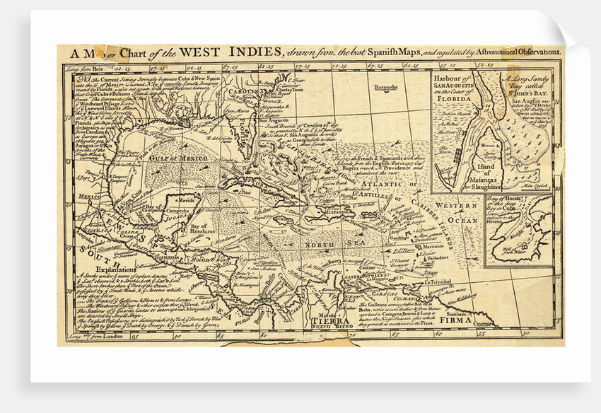Map of the West Indies by Anonymous