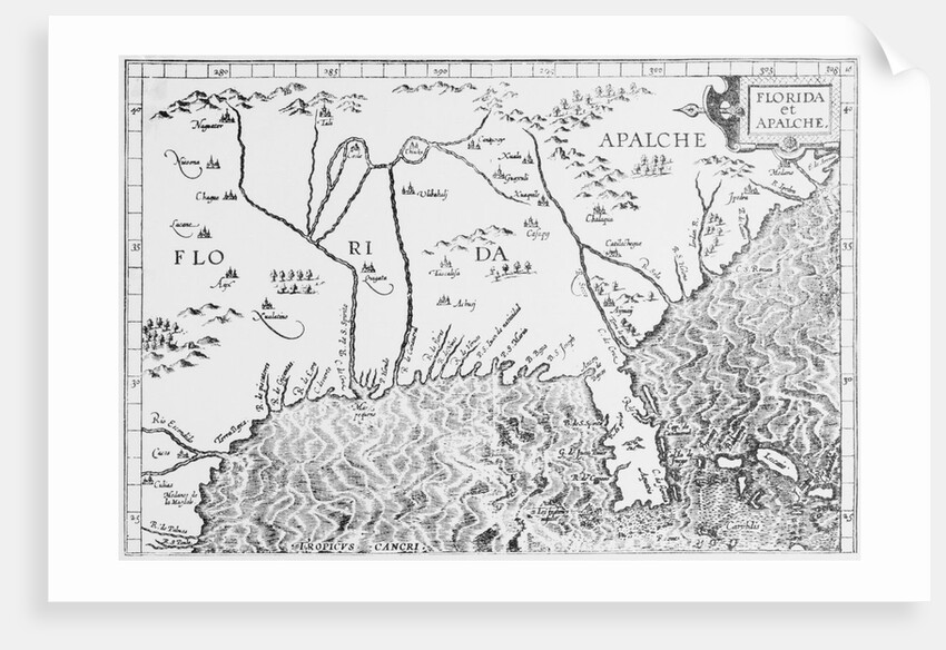 Map of Florida by Anonymous