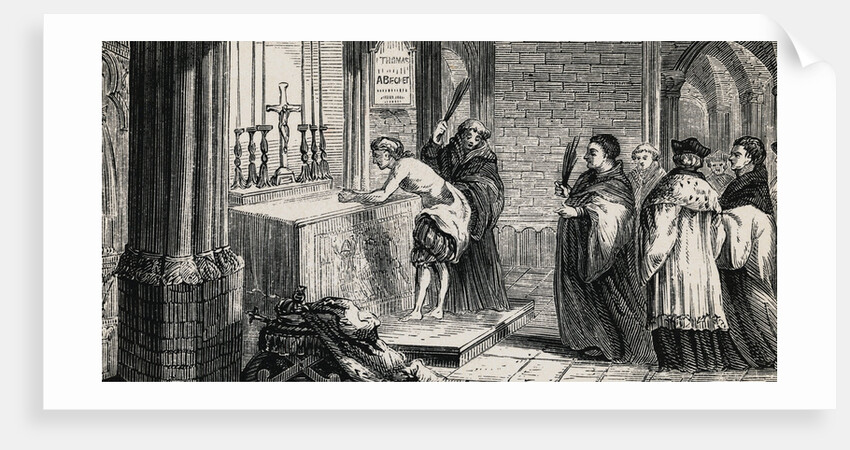 Henry II Being Punished for a Royal Misdeed by Anonymous