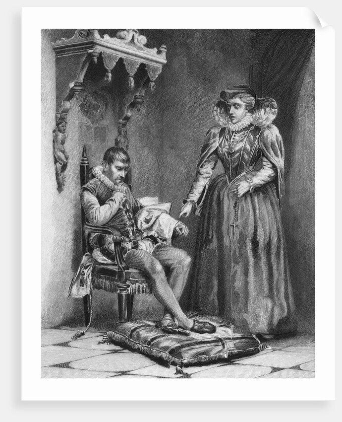 Catherine De' Medici Pointing at Charles IX by Anonymous