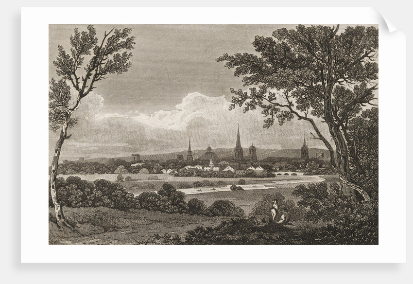 Town of Oxford as Seen from a Distance by Anonymous