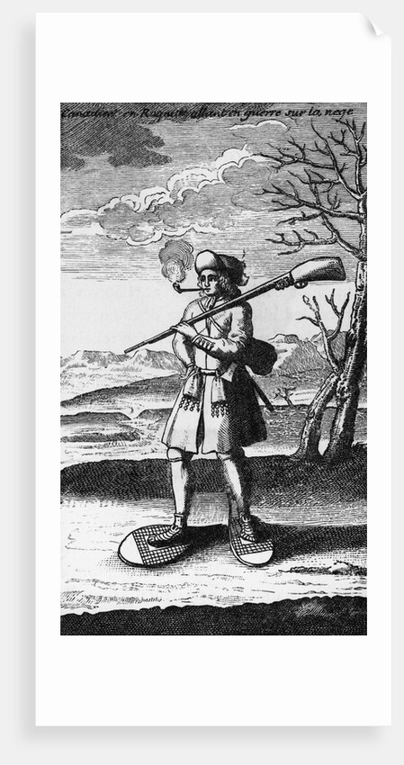 French Canadian Smoking a Pipe by Anonymous