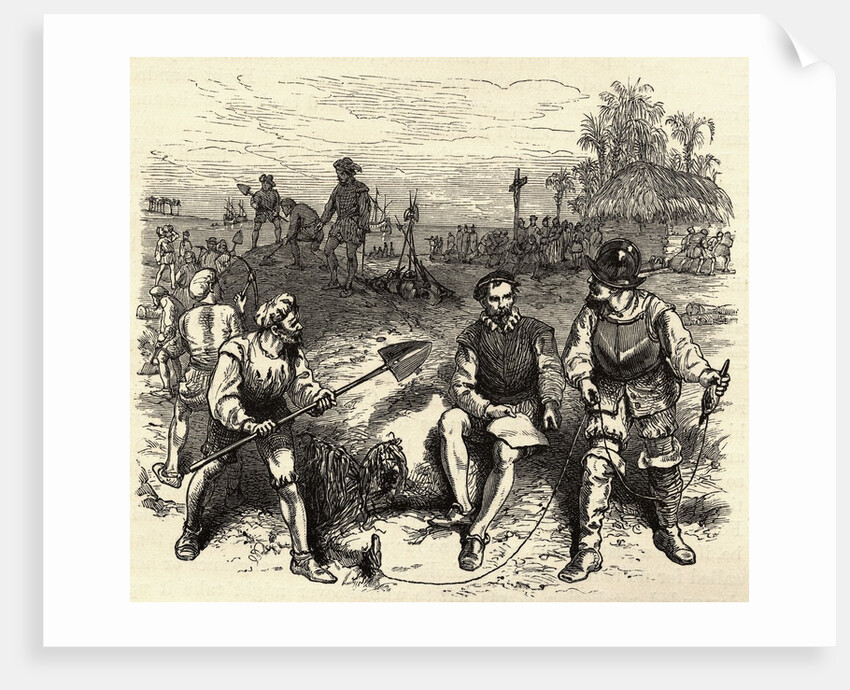 Laying out of St. Augustine by Anonymous