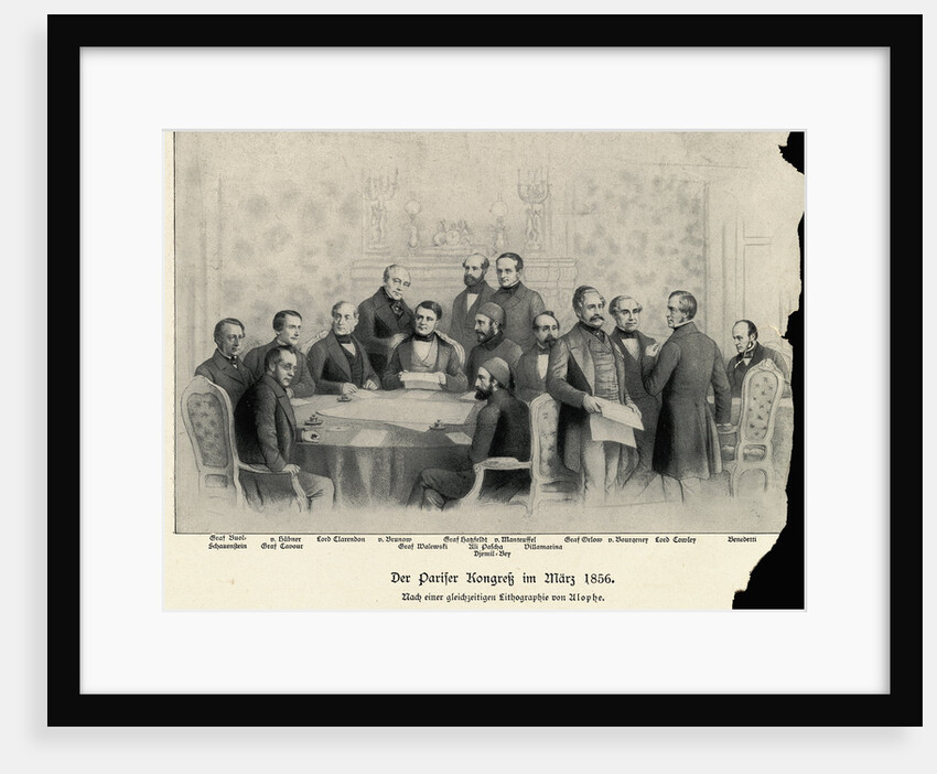 Delegates at the Congress of Paris by Anonymous