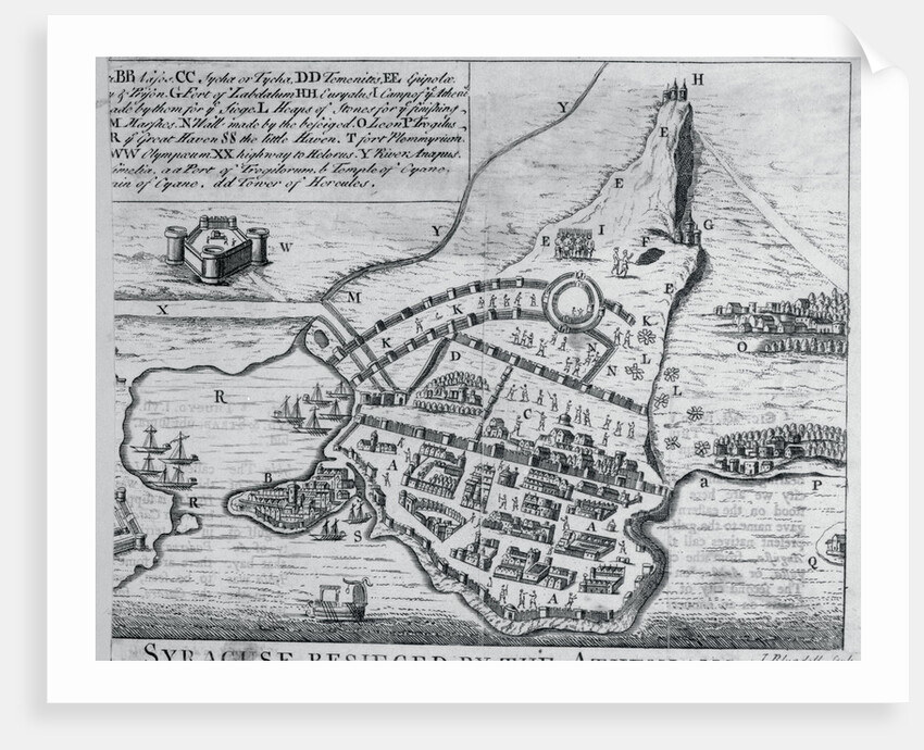Syracuse Besieged by the Athenians Illustration by Anonymous