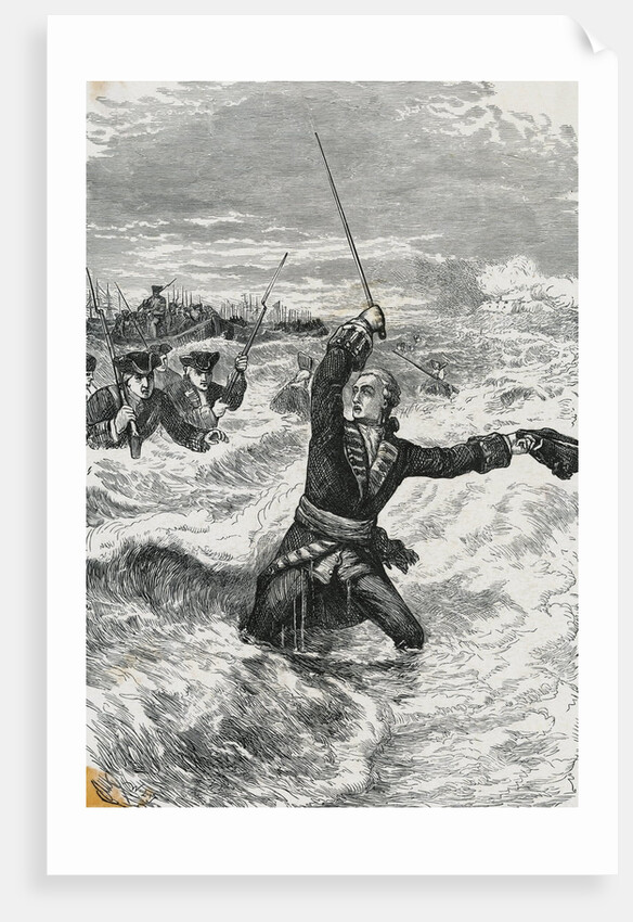 James Wolfe Leading Attack by Anonymous