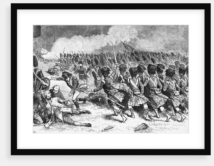 Battle Scene From French and Indian War by Anonymous