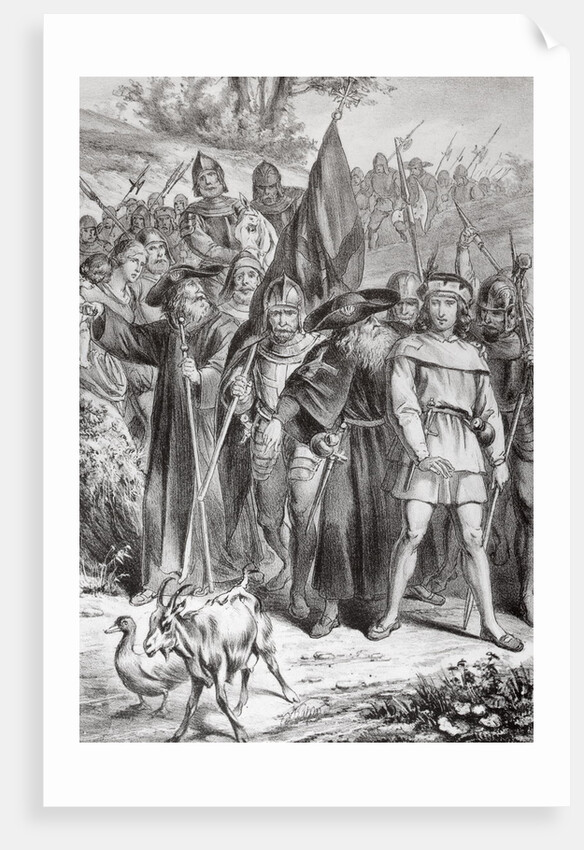 Peter of Amiens and Pope Urban II by Anonymous