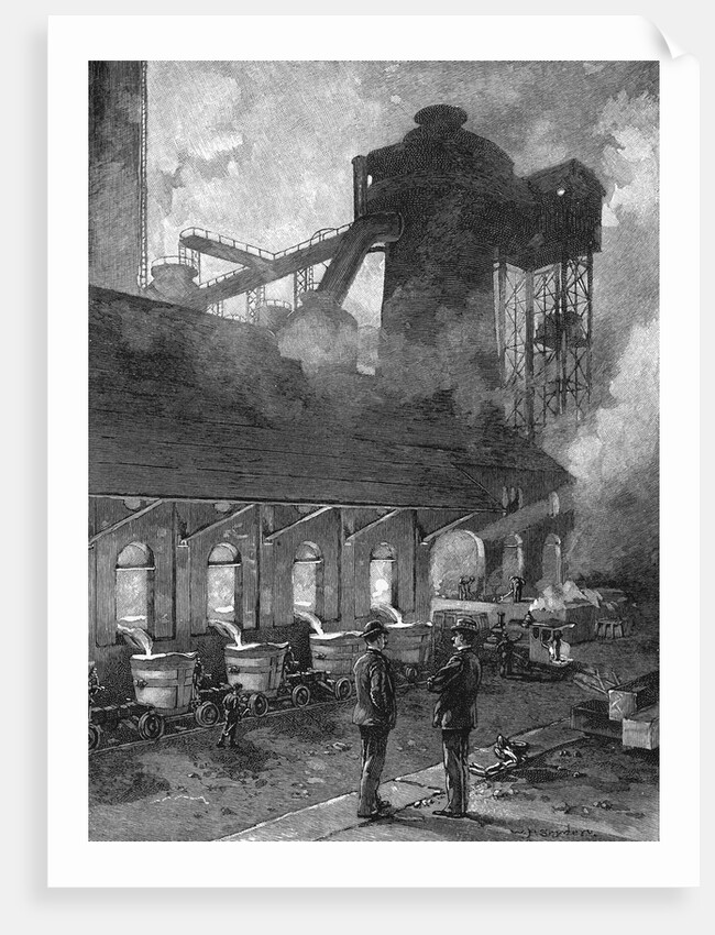 Modern Blast Furnace by Anonymous