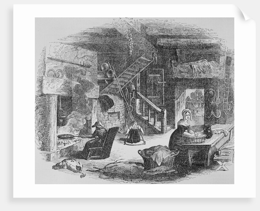 Interior of Early Farm's Kitchen by Anonymous