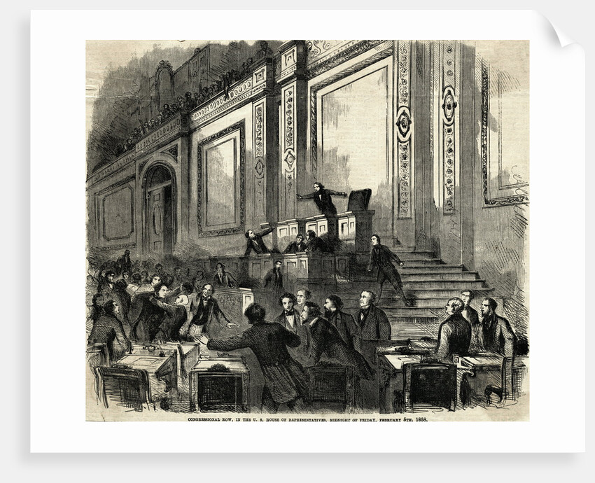 Illustration of Argument at House of Representatives by Anonymous