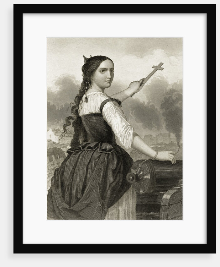 Illustration of Augustina Zaragoza by Anonymous
