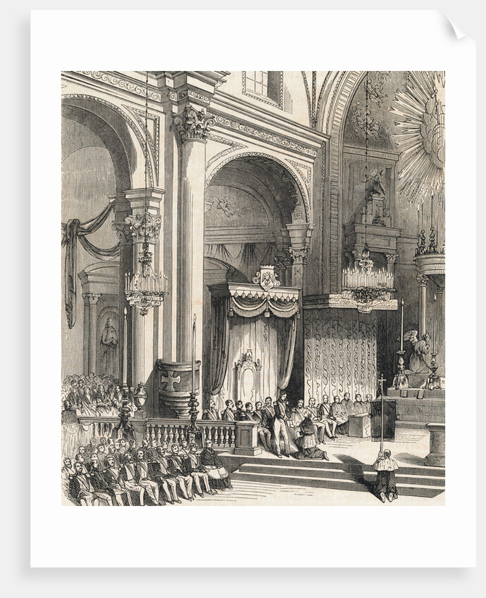 Inauguration Ceremonies for Antonio Lopez or Santa Ana by Anonymous