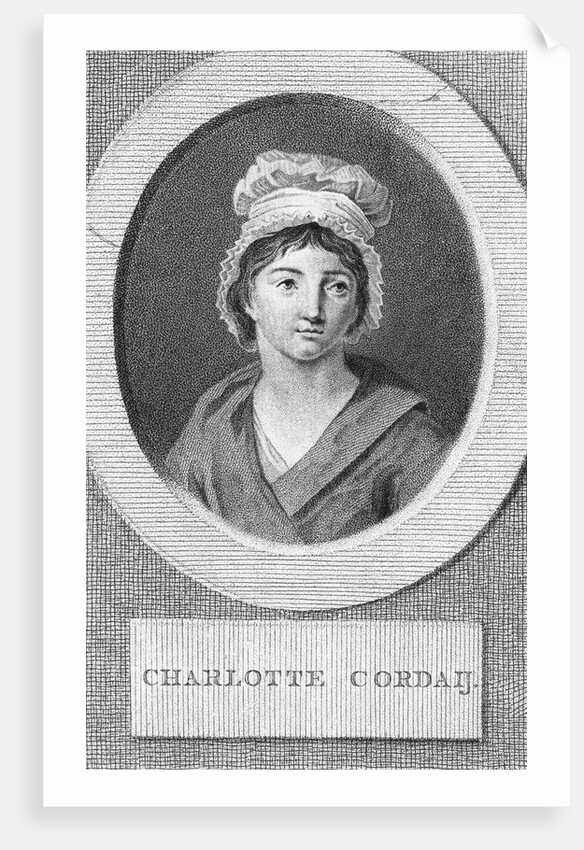 Portrait of Charlotte Corday by Anonymous