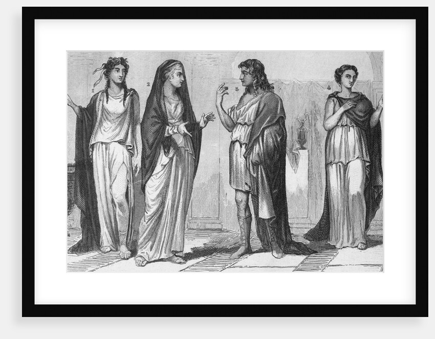 Four Figures of Ancient Greece by Anonymous