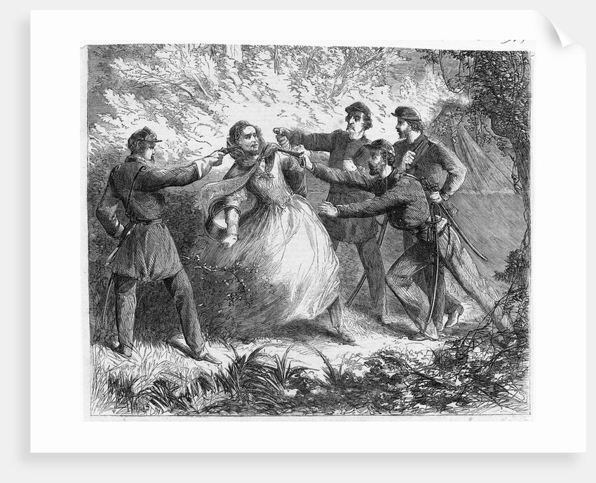 Men of Wilson Corps Capturing Jefferson Davis by Anonymous