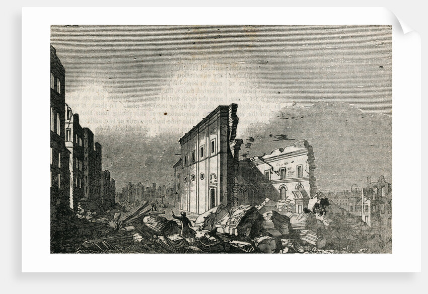 Great Earthquake at Lisbon 1755 by Anonymous