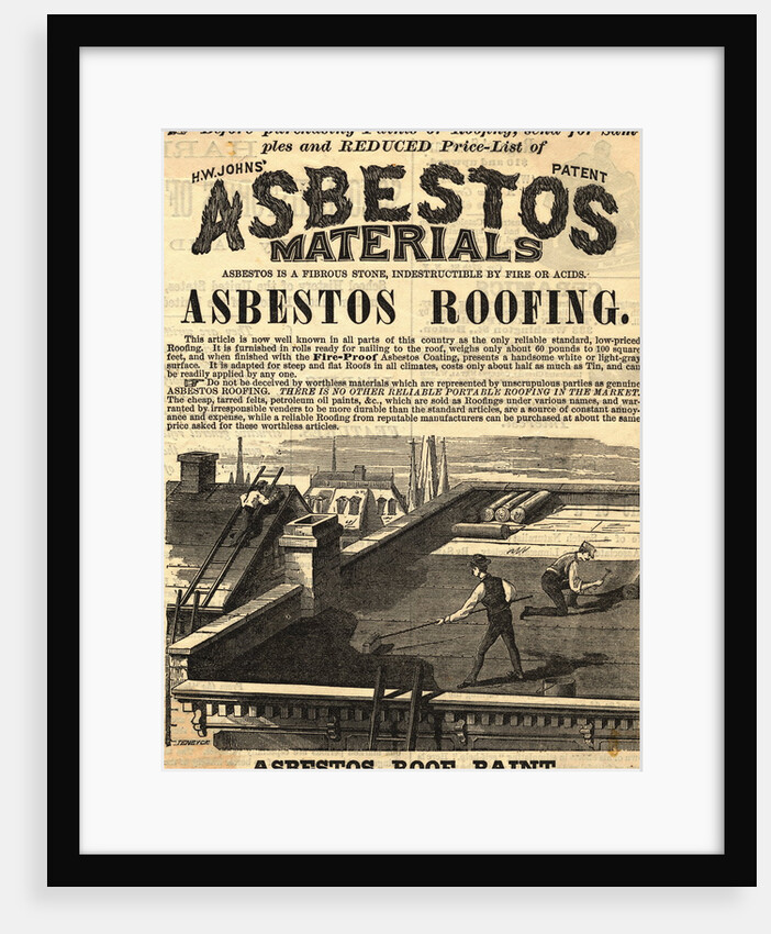 Advertisement for Asbestos Roof Paint by Anonymous