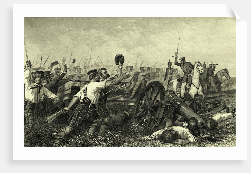 Battle During Indian Mutiny by Anonymous