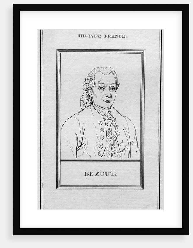 Portrait of Etienne Bezout by Anonymous
