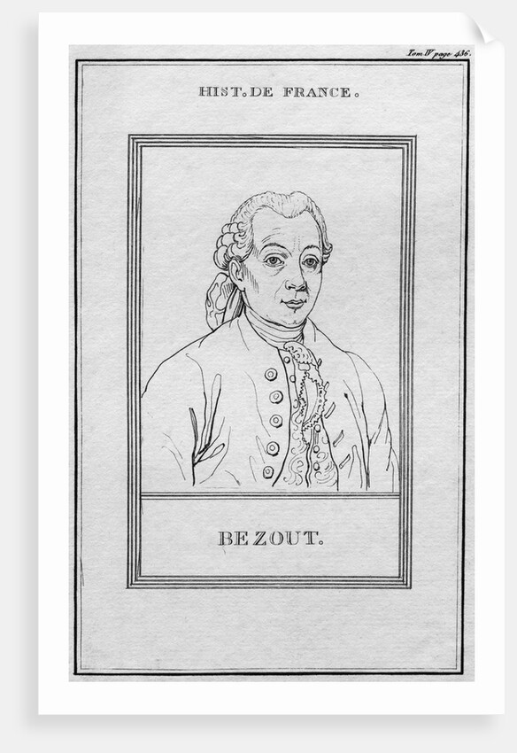 Portrait of Etienne Bezout by Anonymous