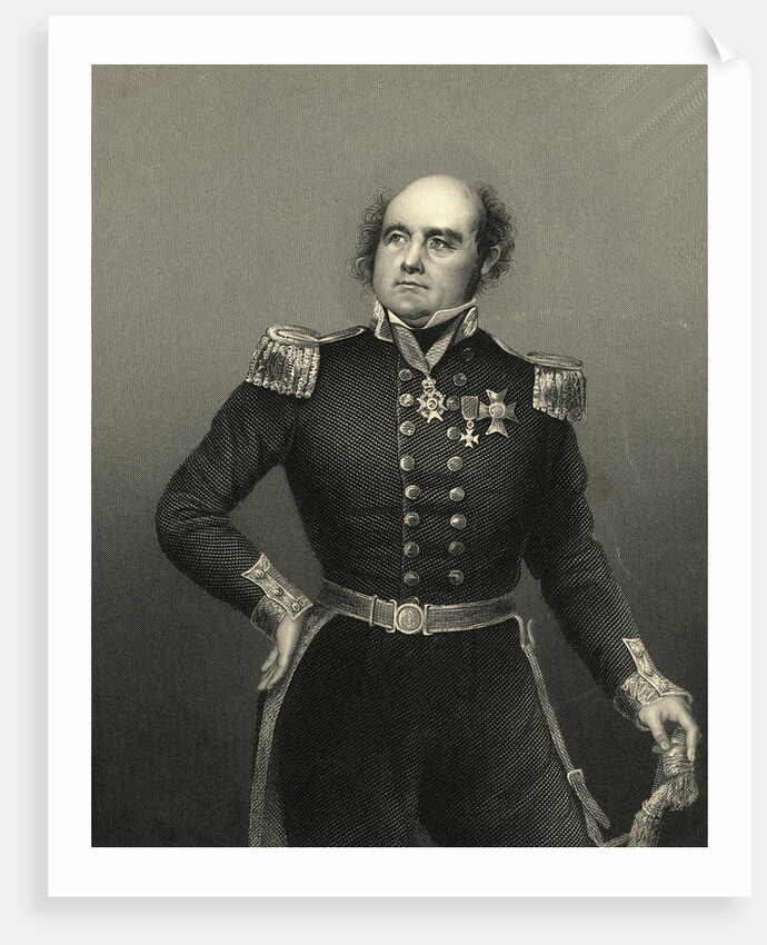 Portrait of Admiral Sir John Franklin by Anonymous