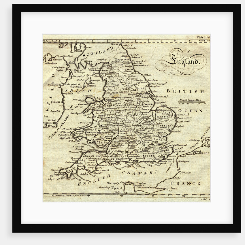 Map of England by Anonymous