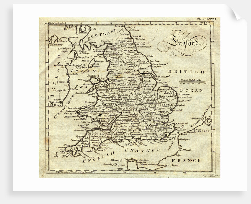 Map of England by Anonymous