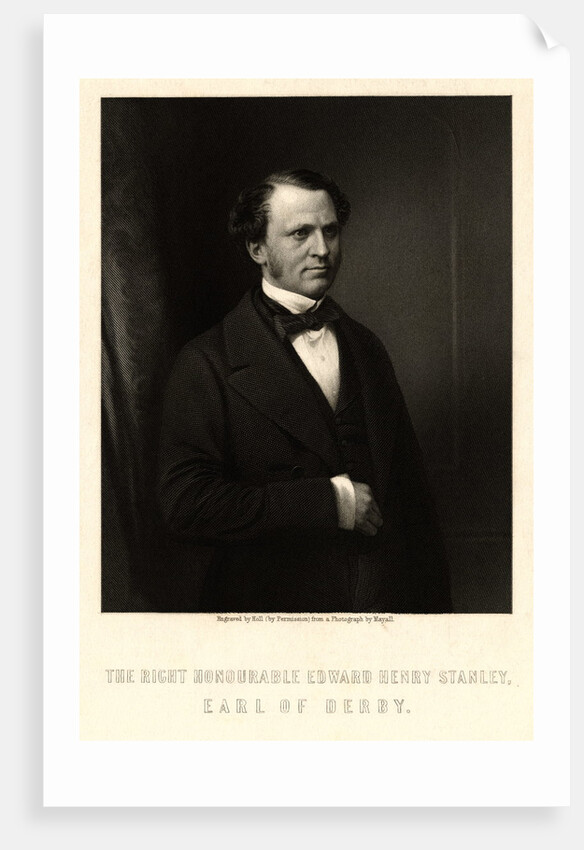 Portrait of Edward Henry Smith Stanley by Anonymous