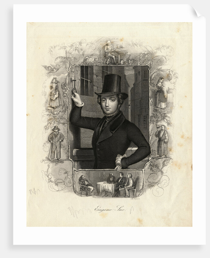 Portrait of Eugene Sue by Anonymous