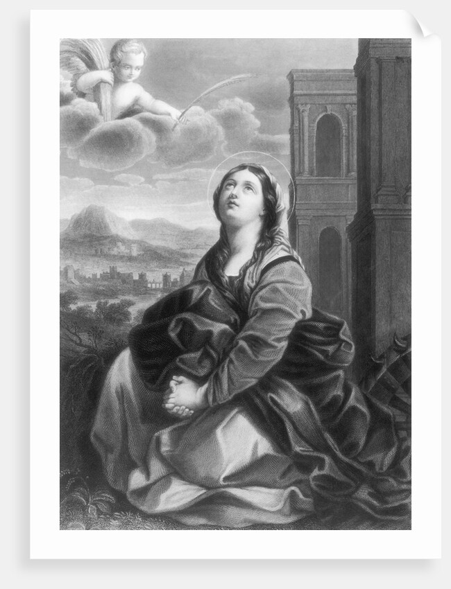 Portrait of Saint Catherine by Anonymous