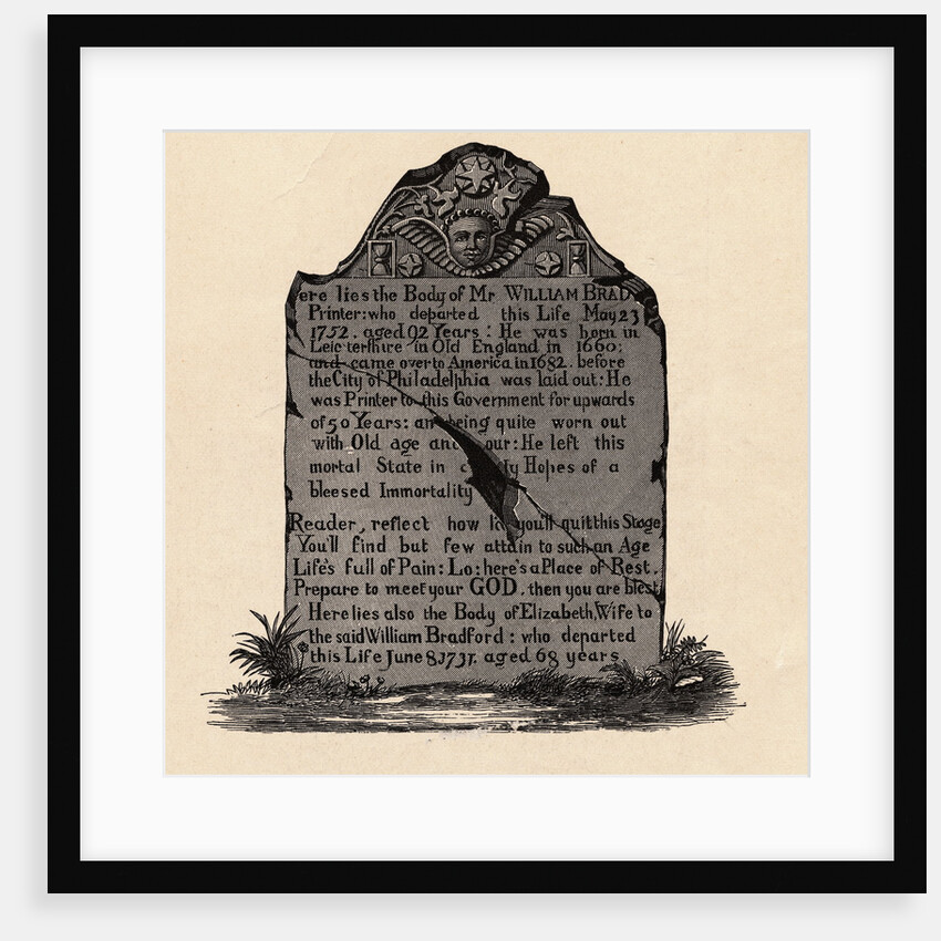 Obituary for William Bradford by Anonymous