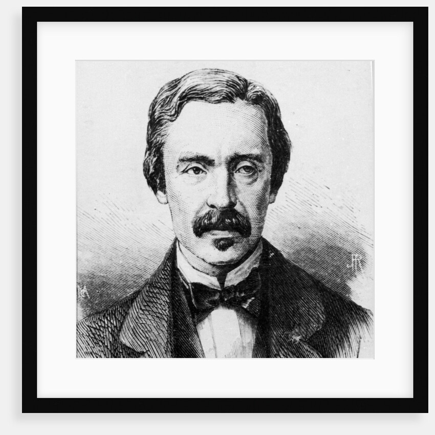Portrait of French Scientist Jean Bernard Leon Foucault by Anonymous