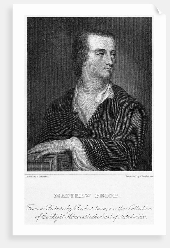 Portrait of English Poet Matthew Prior by Anonymous