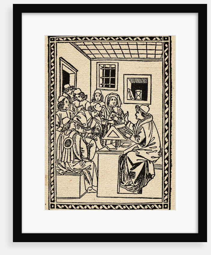 Interior of Medieval University by Anonymous