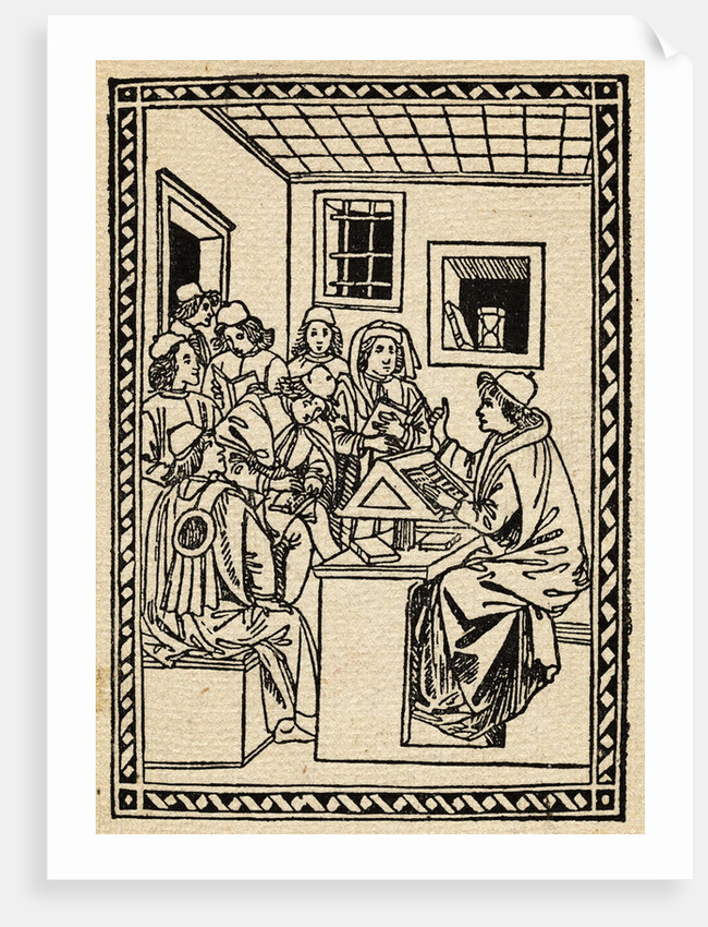 Interior of Medieval University by Anonymous