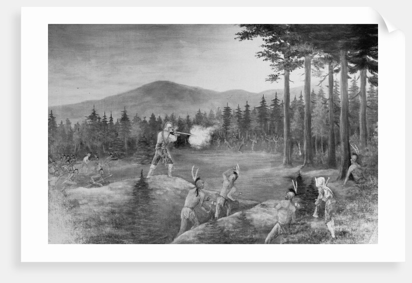 Battle with the Iroquois Indians by Anonymous