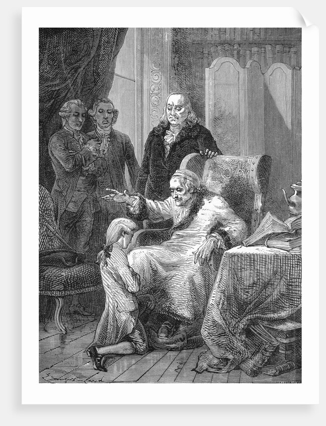 Voltaire Blessing Child by Anonymous