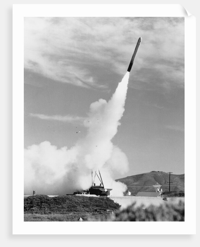 Weaponry Rocket Blasting into Sky by Anonymous