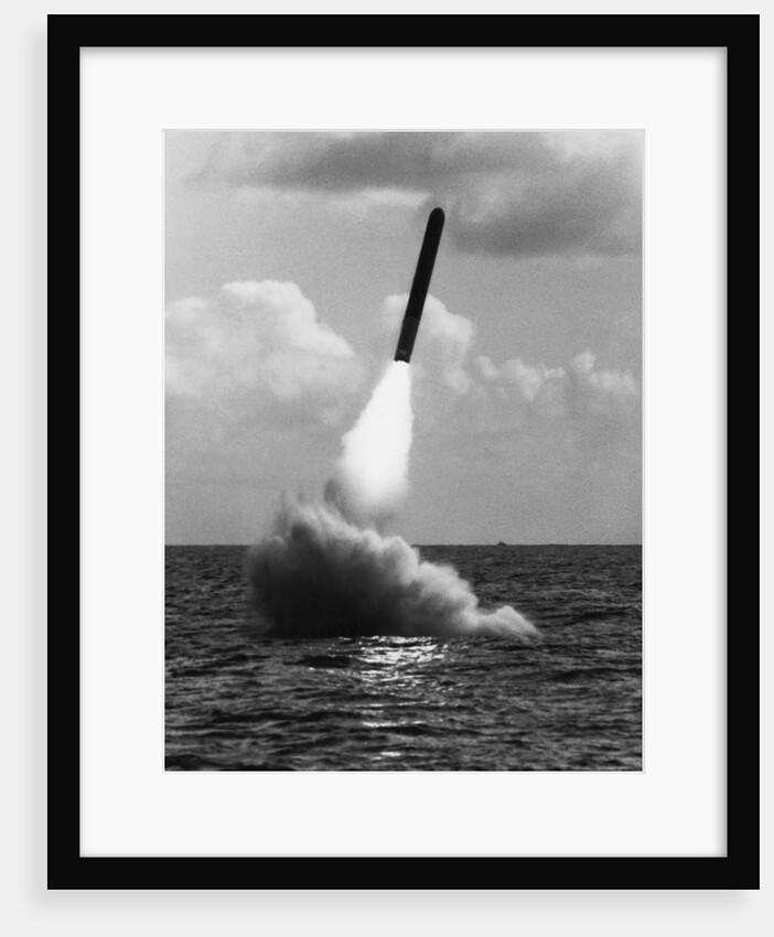 American Tomahawk Cruise Missile Launching from Submarine by Anonymous
