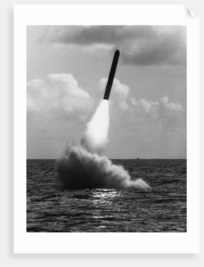 American Tomahawk Cruise Missile Launching from Submarine by Anonymous