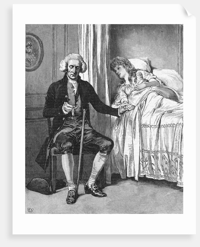 Doctor Checking Girl's Pulse by Anonymous