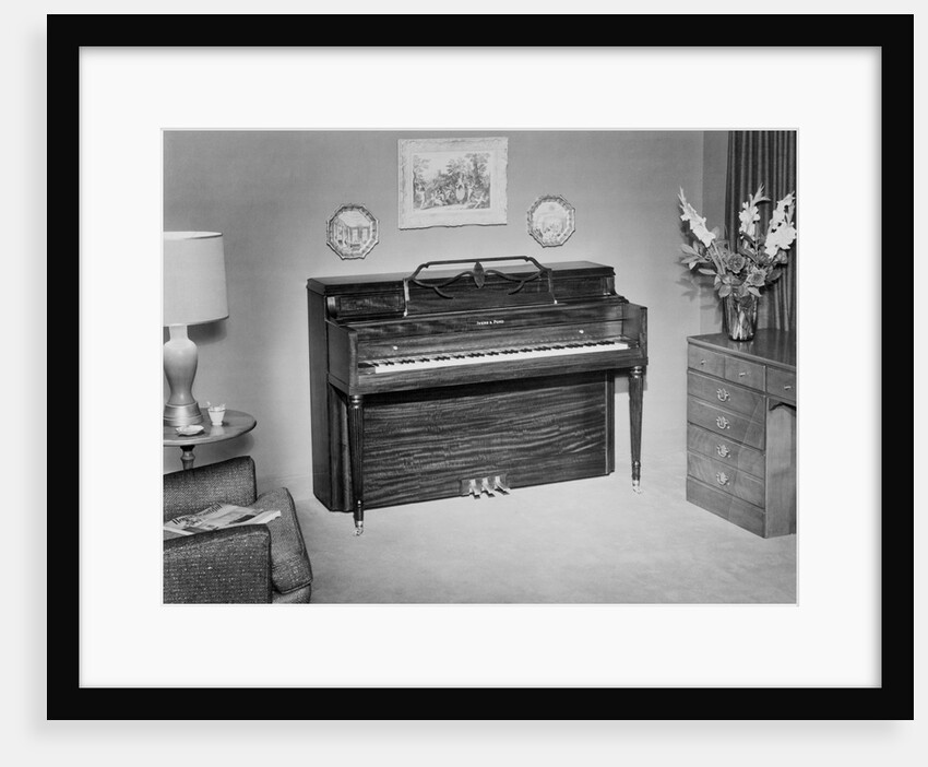Ivers and Pond Upright Piano in Home Interior by Anonymous