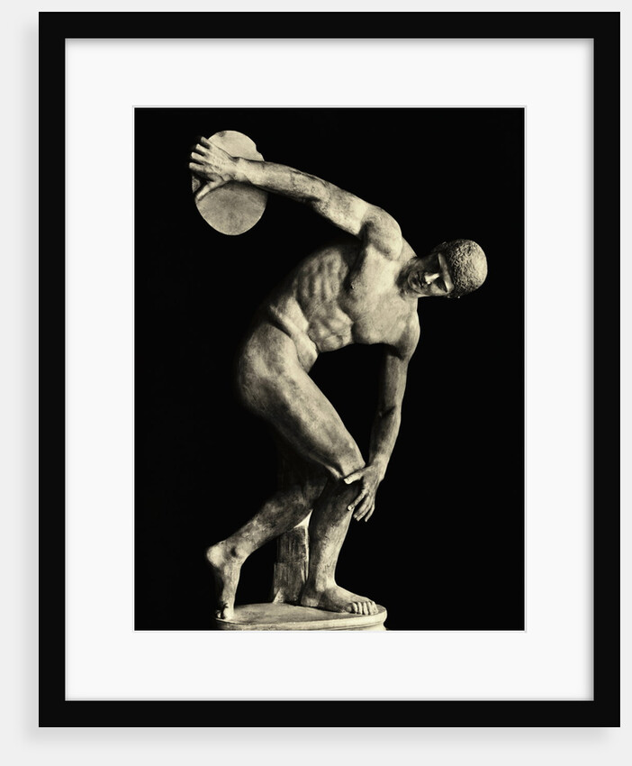 Discobolus statue attributed to Myron. by Anonymous